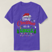 初めてのクリスマスとして叔父ニューアンクル1stクリスマス tシャツ (デザイン正面)