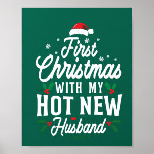 初めてのクリスマスと私の熱い新しい夫のクリスマスギフト ポスター