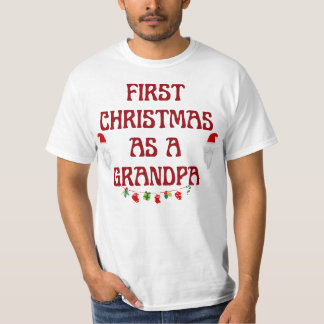 初めてのクリスマスのおじいさん,新しい父の贈り物,クリスマス Tシャツ