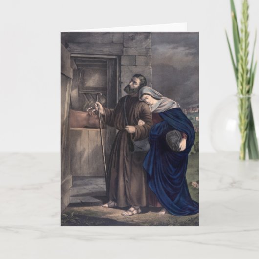 初めてのクリスマスのイブの挨拶状 シーズンカード (正面)