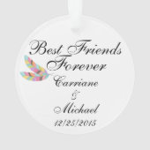 初めてのクリスマスのオーナメント オーナメント (裏面)