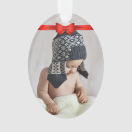 初めてのクリスマスのカスタムの写真 オーナメント