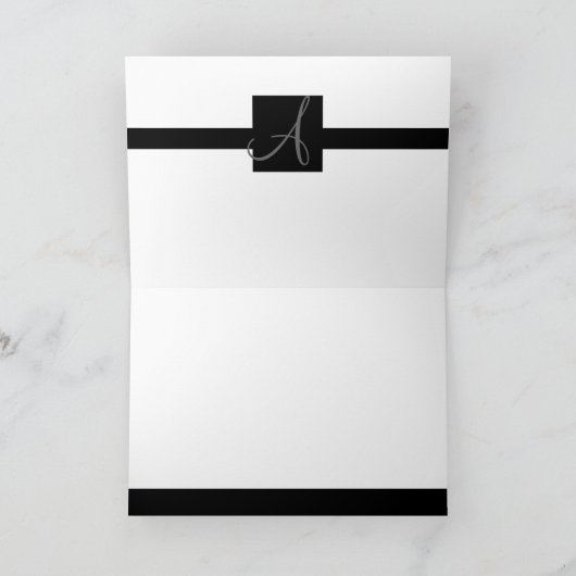 初めてのクリスマスのカップルの写真カード シーズンカード (内部)