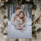 初めてのクリスマスのミセス結婚の写真 シーズンポストカード