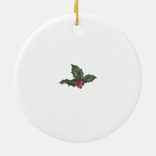 初めてのクリスマスの三者 セラミックオーナメント (裏面)