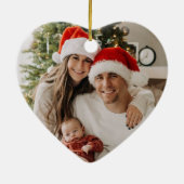 初めてのクリスマスの三者 セラミックオーナメント (裏面)