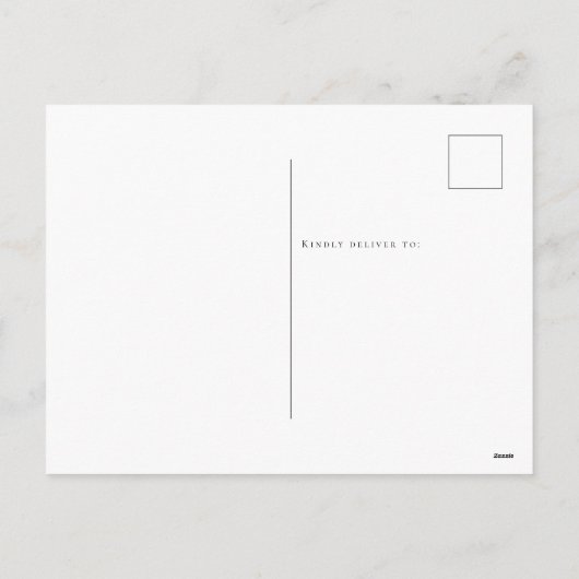 初めてのクリスマスの写真の名前 シーズンポストカード (裏面)