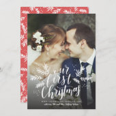 初めてのクリスマスの手書き新刊写真 シーズンカード (正面/裏面)