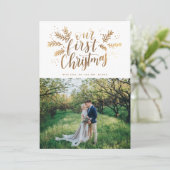 初めてのクリスマスの手書き新刊写真 シーズンカード (スタンド正面)