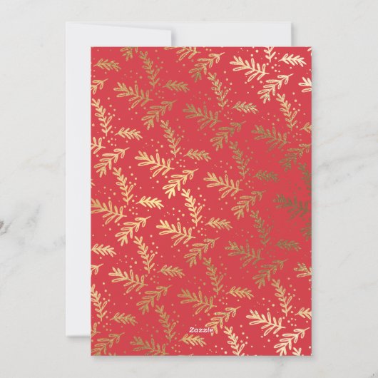 初めてのクリスマスの手書き新刊写真 シーズンカード (裏面)