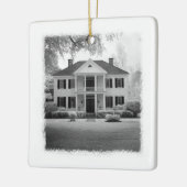 初めてのクリスマスの新しいホーム写真 セラミックオーナメント (左)
