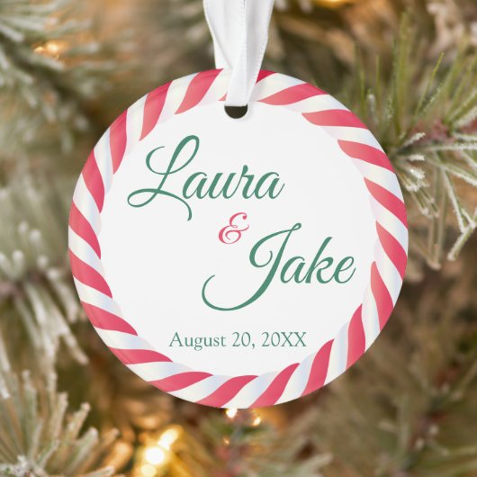 初めてのクリスマスの結婚 アクリルオーナメント オーナメント (ツリー)