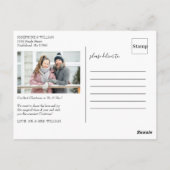 初めてのクリスマスの結婚Mr.とMr. ポストカード (裏面)