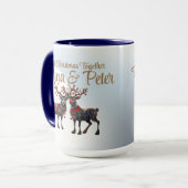 初めてのクリスマスの統合 – カスタマイズ可能なオーナメント マグカップ (正面左)