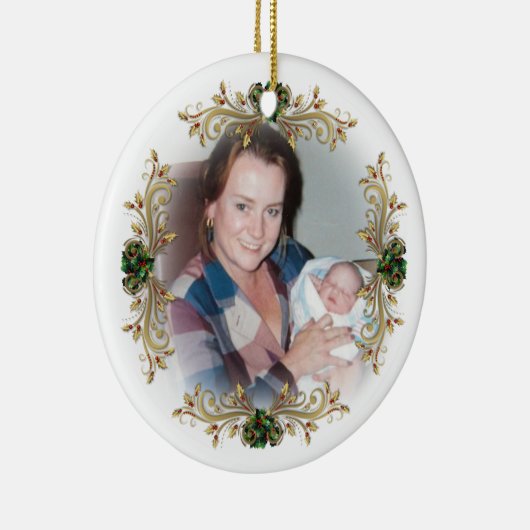 初めてのクリスマスはおばあちゃん!オーナメント セラミックオーナメント (右)