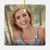 初めてのクリスマスはカラフルクリスマス灯 セラミックオーナメント (裏面)