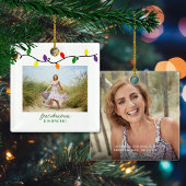 初めてのクリスマスはカラフルクリスマス灯 セラミックオーナメント