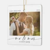 初めてのクリスマスはニューライウィズ夫妻の形見 セラミックオーナメント (左)