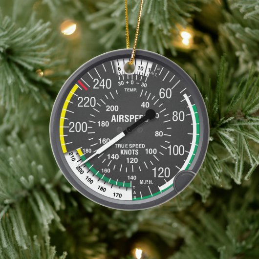 初めてのクリスマスはパイロット セラミックオーナメント (ツリー)