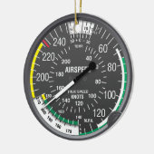 初めてのクリスマスはパイロット セラミックオーナメント (左)