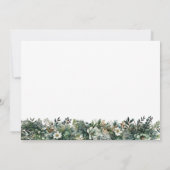 初めてのクリスマスはミスター・アンド・ミセス・グリーンエレガントリー シーズンカード (裏面)