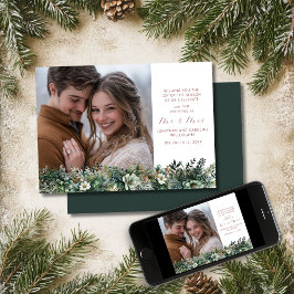 初めてのクリスマスはミスター・アンド・ミセス・グリーンエレガントリー シーズンカード