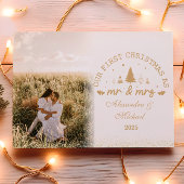 初めてのクリスマスはミスター・アンド・ミセス・金ゴールドの写真 シーズンカード