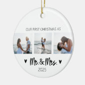 初めてのクリスマスはミセス・オーナメント セラミックオーナメント (左)