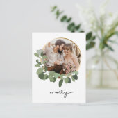 「初めてのクリスマスはミセス」 新婚クリスマス ポストカード (スタンド正面)