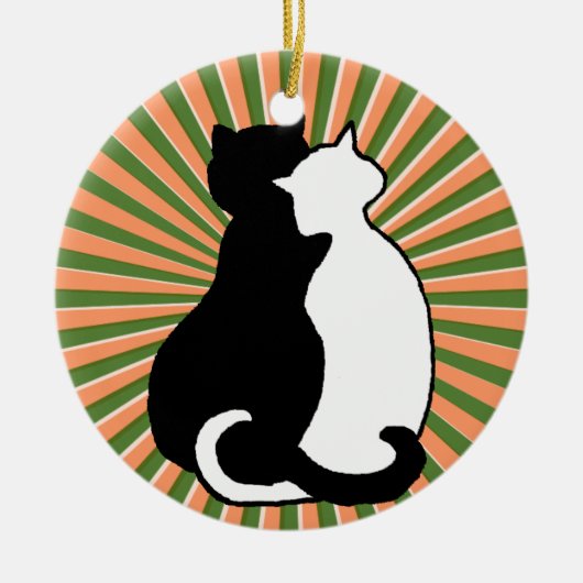 初めてのクリスマスは一緒に飾ります セラミックオーナメント (正面)