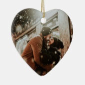 初めてのクリスマスは夫妻 セラミックオーナメント (右)