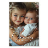 初めてのクリスマスは姉 フォトプリント            (正面)