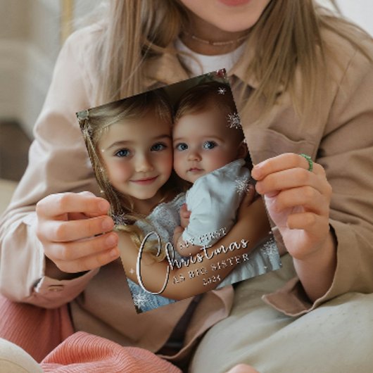 初めてのクリスマスは姉 フォトプリント           