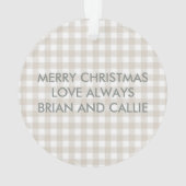 初めてのクリスマスは新しいママミーカート オーナメント (裏面)