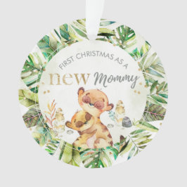 初めてのクリスマスは新しいママミーカート オーナメント