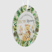 初めてのクリスマスは新しいママ オーナメント (正面)