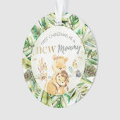 初めてのクリスマスは新しいママ オーナメント (正面)