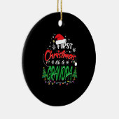 初めてのクリスマスは祖父として セラミックオーナメント (右)