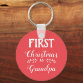 初めてのクリスマスは祖父の家族 キーホルダー (正面)