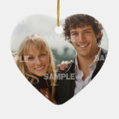 初めてのクリスマスは結婚指輪を編みました セラミックオーナメント (裏面)