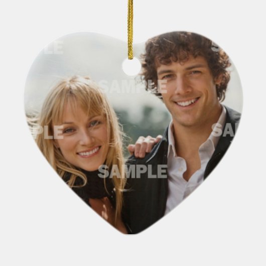 初めてのクリスマスは結婚指輪を編みました セラミックオーナメント (裏面)