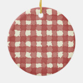 初めてのクリスマスは4頭の白象の科である セラミックオーナメント (裏面)