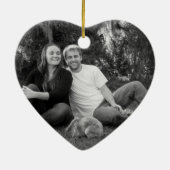 初めてのクリスマスは...............カスタマイズ飾ります セラミックオーナメント (裏面)