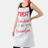 初めてのクリスマスをグランパとして エプロン (インサイチュ)