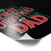 初めてのクリスマスをパパマッチングのクリスマス フォトプリント            (角)