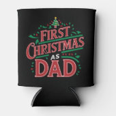 初めてのクリスマスをパパマッチングのクリスマス 缶クーラー (正面)