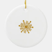 初めてのクリスマスをママとパパのオーナメントとして セラミックオーナメント (裏面)