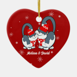 初めてのクリスマスを一緒に。カスタムクリスマスオーナメント セラミックオーナメント