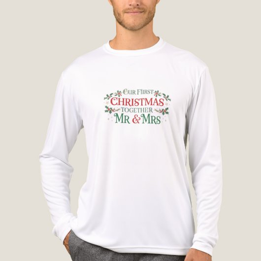 初めてのクリスマスを一緒に トライブレンドＴシャツ (正面)