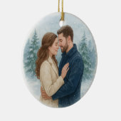 初めてのクリスマスを夫婦で オーナメント (右)